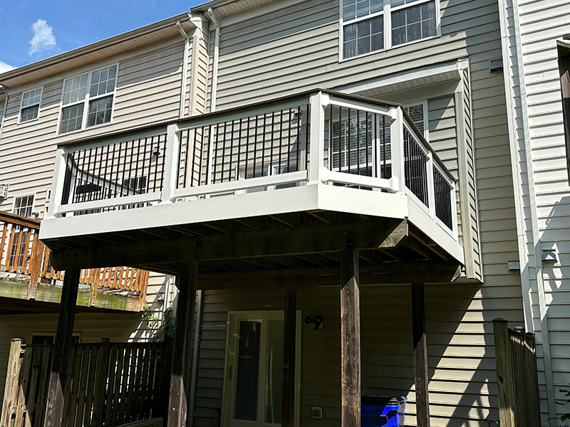 Twins Home Improvement Deck Refacing After Baltimore Maryland