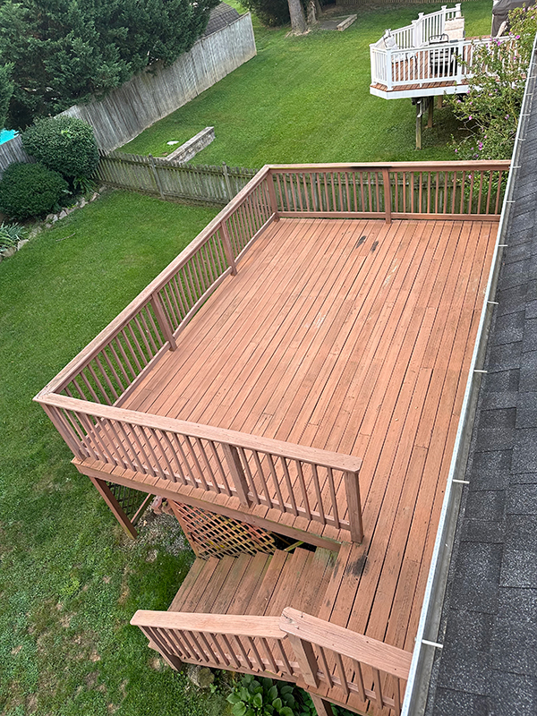 Twins Home Improvement Deck Replacement Before Baltimore MD