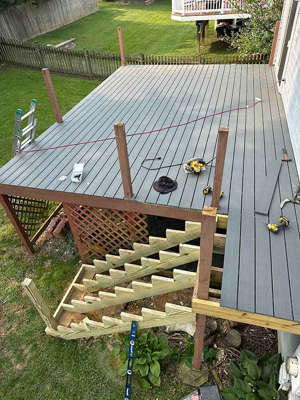 Twins Home Improvement Deck Replacement During Baltimore MD