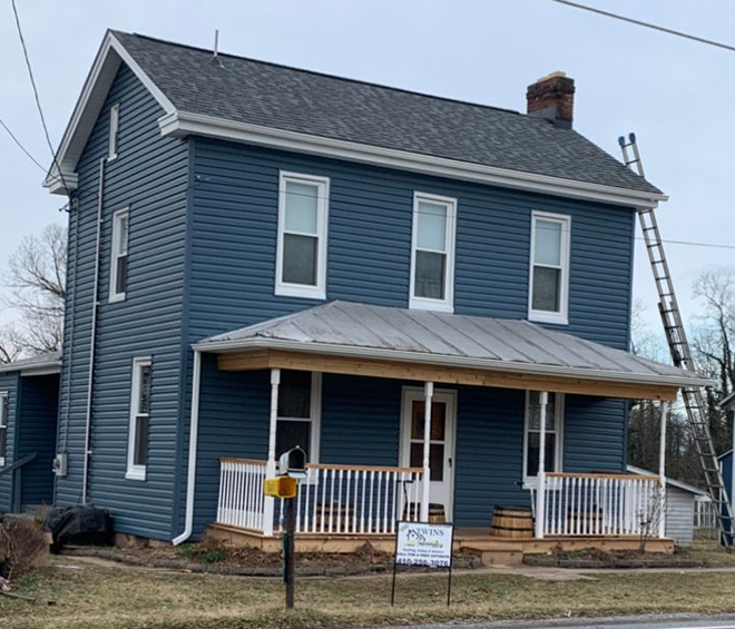 Twins Home Improvement Siding Replacement After Baltimore MD