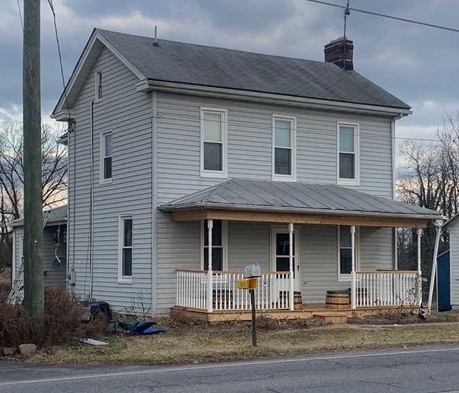 Twins Home Improvement Siding Replacement Before Baltimore MD